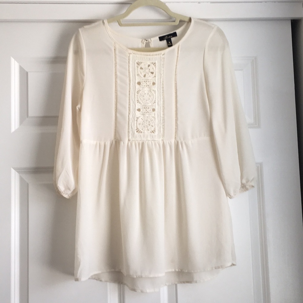 Cream Blouse